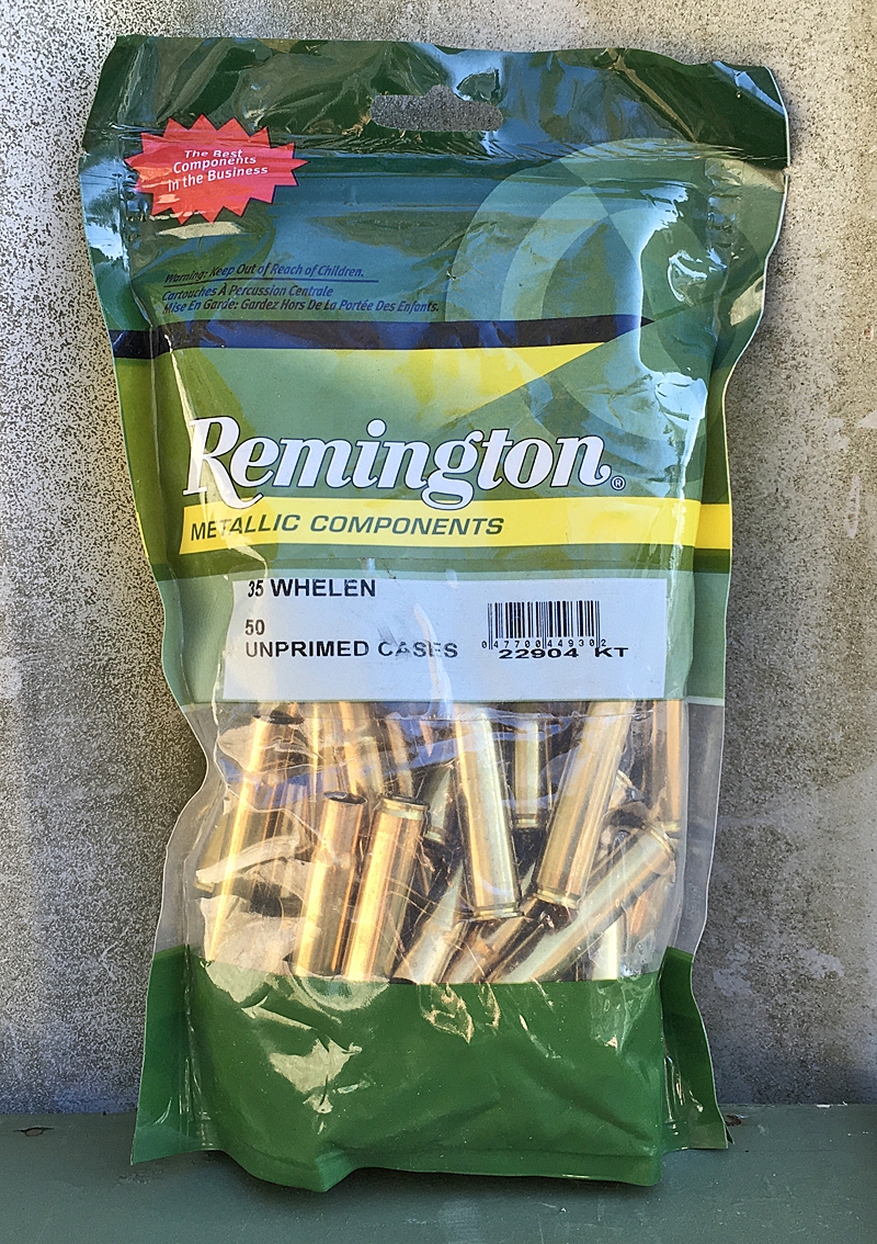 REMINGTON 35 WHELEN UNPRIMED BRASS 50 SHELLCASES